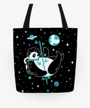 Space Panda Tote - Space Panda Tote Bag: Funny Tote Bag Te Bag Bag, Panda