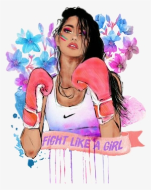 Fight Like A Girl Drawing