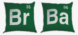 br ba logo plush pillow assortment - breaking bad - br ba logo plush pillow assortment