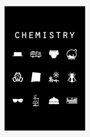 Chemistry Black Poster - Breaking Bad Black Poster