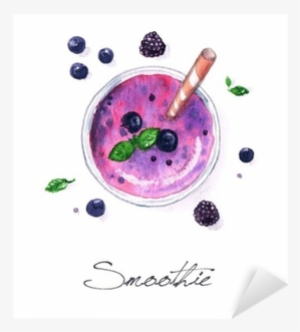 Watercolor Food Painting - Smoothie Watercolour
