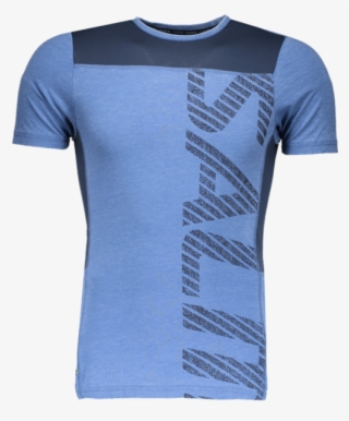 Salming Blue Mist Melange Herrkläder T-shirts