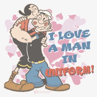 Popeye Sailor Love Men's Regular Fit T-shirt - Popeye-sailor Love T-shirt Size S