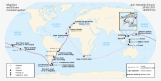 Juan Sebastian Elcano Route Transparent PNG - 1200x609 - Free Download ...