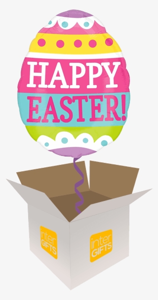 25″ Happy Easter Egg - Happy Easter Balloon - Egg