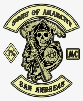 Mc Patch Sons Of Anarchy - Make Sons Of Anarchy Emblem Transparent PNG ...