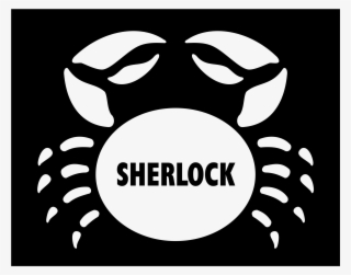 Sherlock Logo Black And White - Logo
