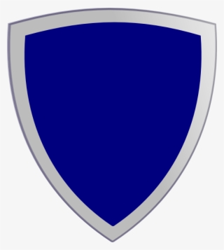 Clipart Shield Plain - Plain Blue Shield