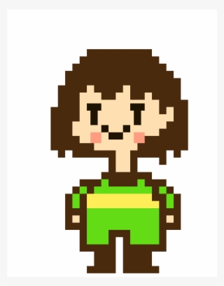 Ct Chara Frisk Undertale Pixel Art Transparent Png 10x10 Free Download On Nicepng