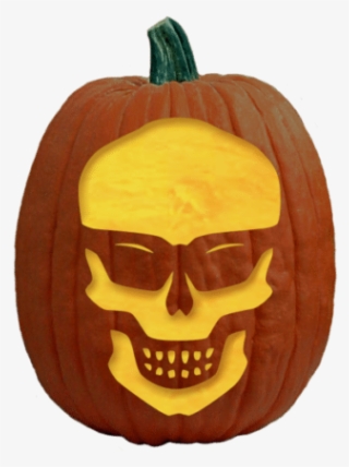 Sunny Pumpkin Carving Pattern - Halloween Pumpkin Stencil