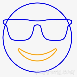 Emojis Drawing Sunglasses Emoji Picture Freeuse Stock - Emoji Drawing