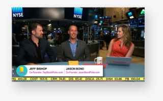Floor Of The Nyse - Newscaster
