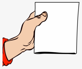 Paper Hand Flyer Drawing Brochure - Cartoon Hands Holding Paper