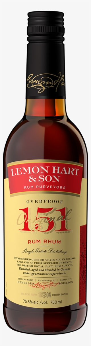 Overproof 151 2x - Original 1804 Lemon Hart