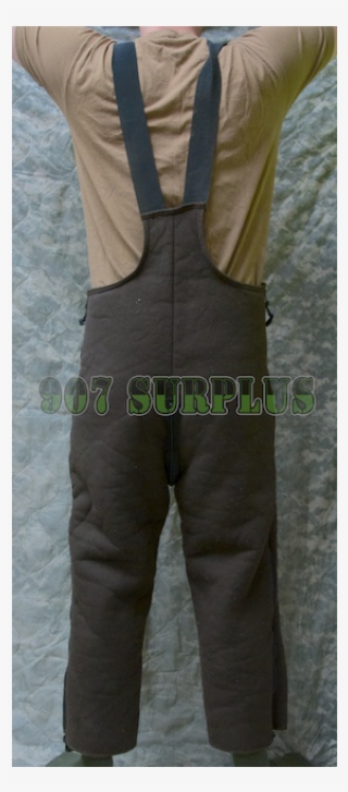 Brown Bear Suit Overalls - Pocket