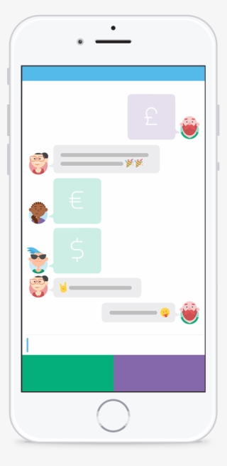 App Screen To Show How To Send And Receive Money To - Mobile App