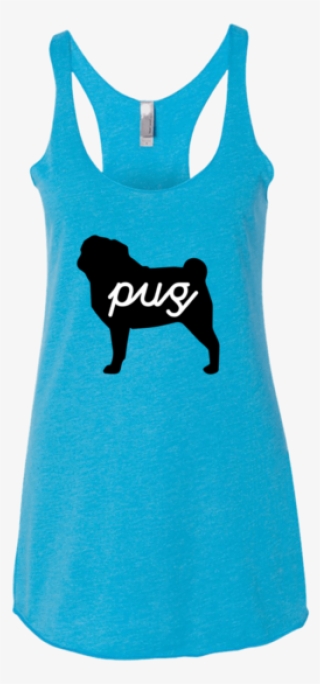 Signature Pug Women's Tank - Turquoise