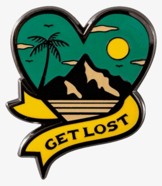 “get Lost” Pin Pin Data Crew - A Shop Called Quest