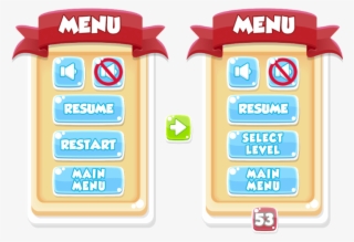 "restart" Button Was Replaced With "select Level"