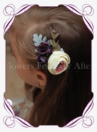 Regina Small Hair Comb Flowers For Ever After Artificial - Groom Bouquet With A Protea