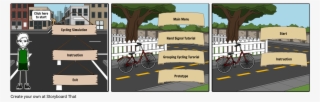 Cycling Simulation Using Virtual Reality - Tree