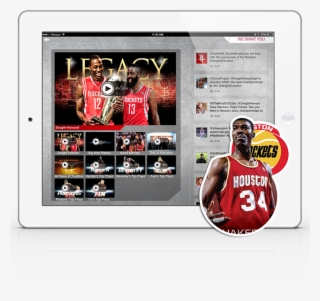 Incorporated A Custom Video From Kevin Mchale And Hakeem - Houston Rockets Old