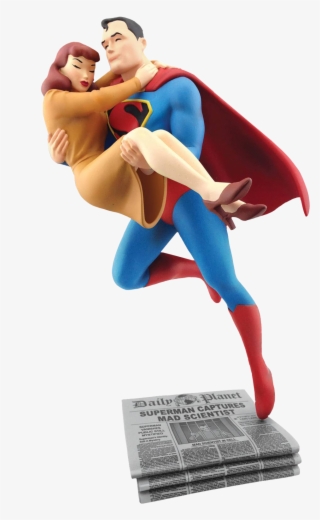 Fleischer Studios Superman Rescues Lois Lane 9” Statue - Superman Lois Lane Figure