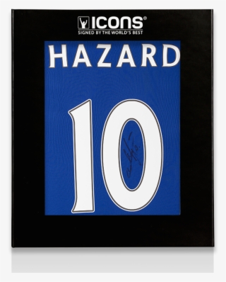 Eden Hazard Signed Chelsea Shirt Number 10 Long