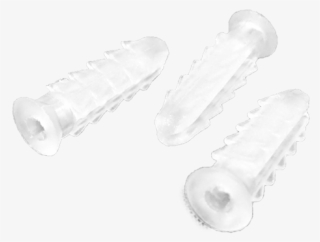 1/4” X 1” Clear Plastic Anchor - Worldtec Distributing Corp