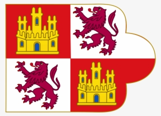 Royal Banner Of The Crown Of Castille - Castile Leon Coat Of Arms