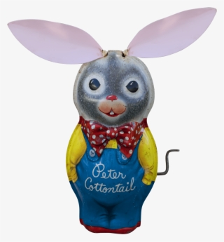 Cut-out Image Of Peter Cottontail Toy By Mattel - Domestic Rabbit