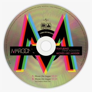 Maroon 5 Moves Like Jagger Cd Disc Image - Sugar Maroon 5 Cd