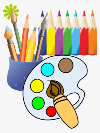 Paintbrush Painting Drawing Tools Illustration - Painting And Drawing Clipart