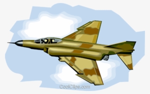 Fighter Jet, Phantom 2 Royalty Free Vector Clip Art - Fighter Jets Illustration
