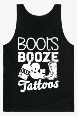 Boots Booze And Tattoos - Vegas Girl Trip Shirts