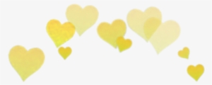Report Abuse - Yellow Heart Crown Png