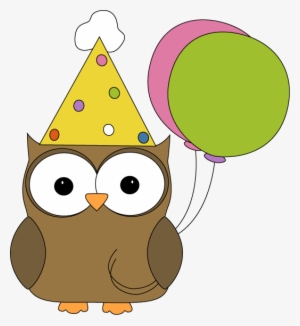 Owlet Clipart Happy Birthday - Owl Birthday Clipart Png