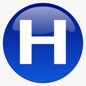 Letter H Simple - H Icon Transparent Background