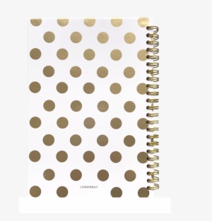 Gold Polka Dots - Notebook