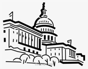 Us Capitol Building Drawing Pictures - Capitol Building Clip Art