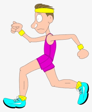 Free Clip Art Of Person Running Clipart Man - Run Clipart Transparent Background