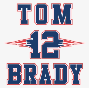 Tom Brady Number 12 Logo
