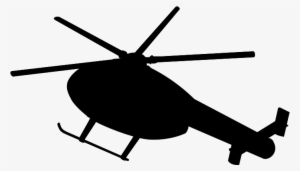 Blackhawk Silhouette Panda Free Images Helicoptersilhouette - Helicopter Silhouette