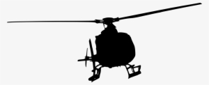 Png File Size - Helicopter Silhouette Front View