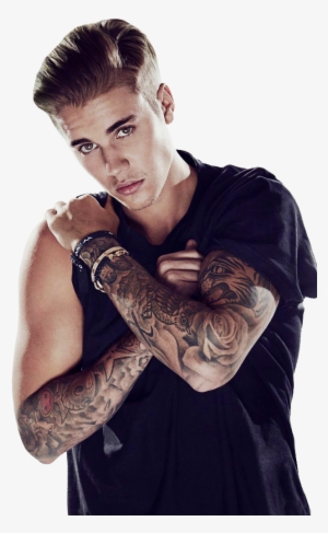 Justin Bieber Png Pic - Justin Bieber 2016 Tattoo Sleeve