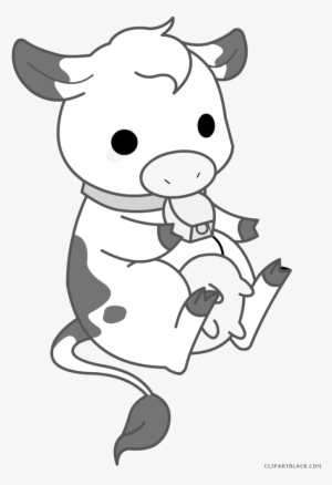 Jpg Free Clipartblack Com Animal Free Black White Images - Drawings Of Baby  Cow Transparent PNG - 793x1007 - Free Download on NicePNG