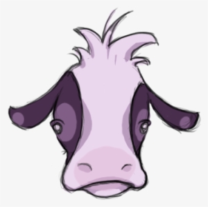 Cow Head - Cartoon