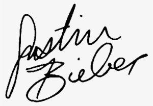 Signature-justinbieber - Justin Bieber Signature