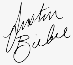 Handtekening Justin Bieber - Justin Bieber Autografo Png