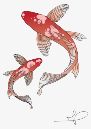 Koi Fish By Azanaya-d9c3zgk - Koi Vector Png Transparent